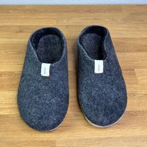 BAABUK Mens Wool Slippers Size 9